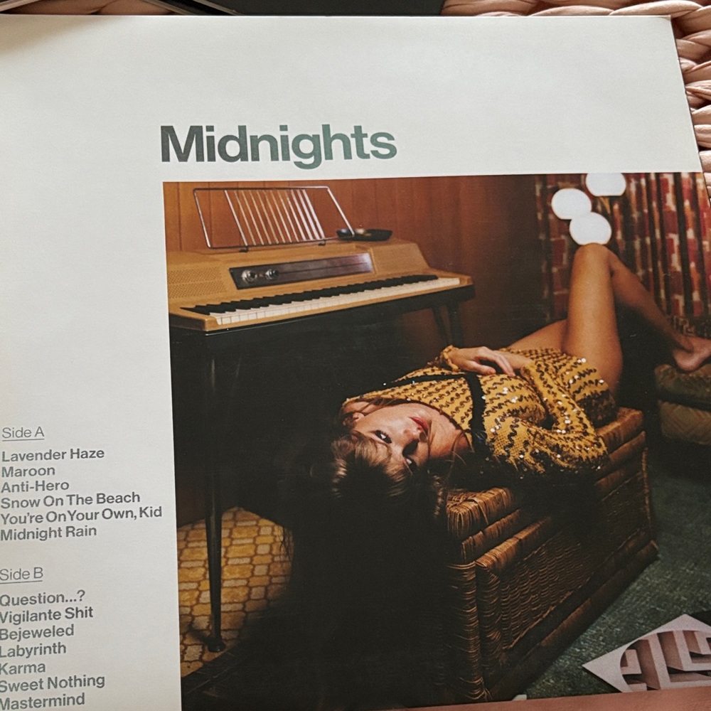 Taylor Swift Midnights Jade Green Vinyl Record